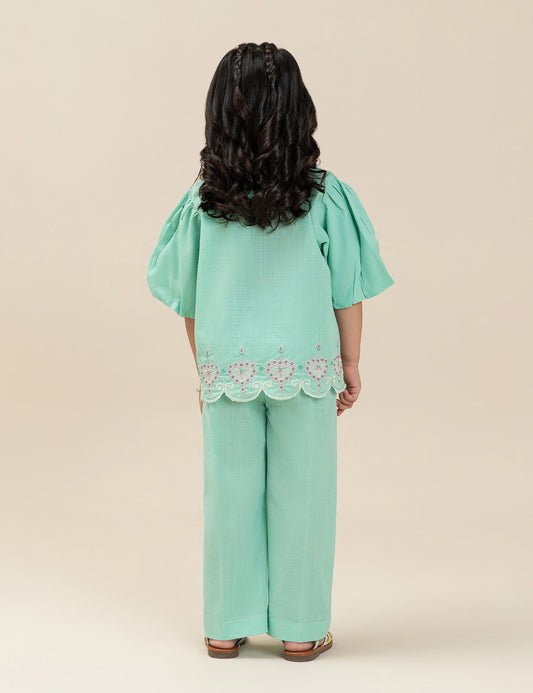 2 PIECE EMBROIDERED SUIT