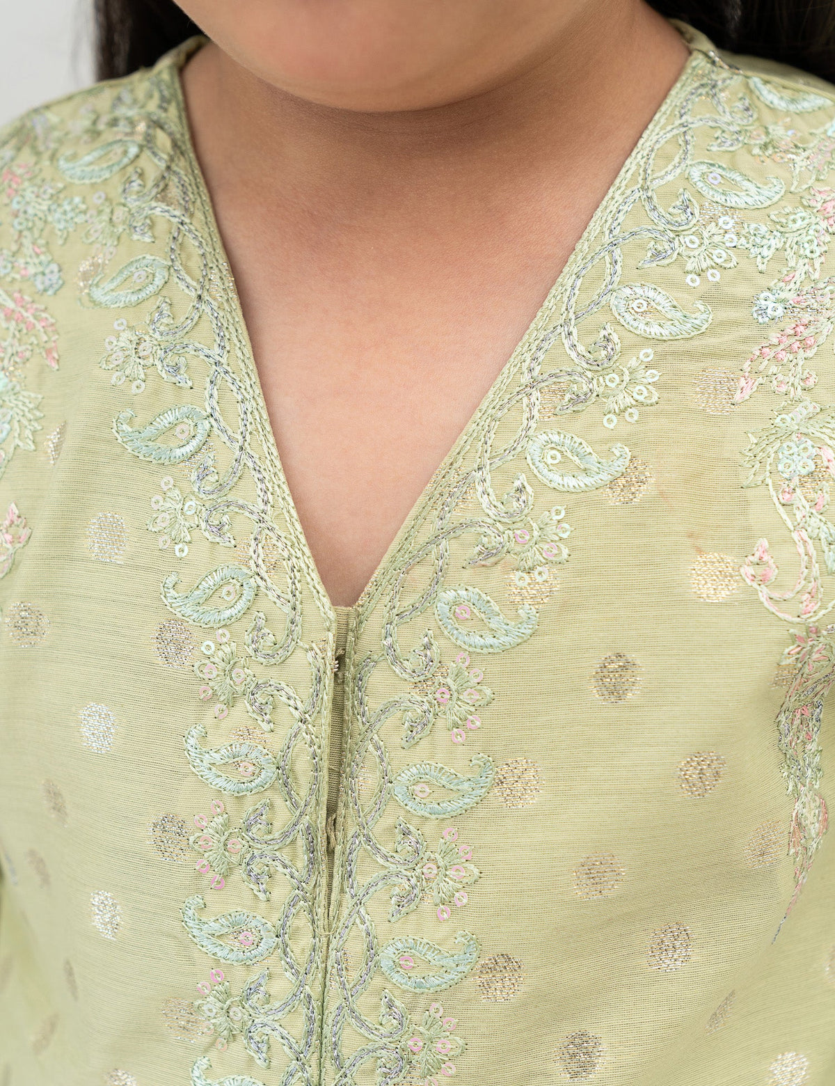 2 PIECE TILLA EMBROIDERED SUIT