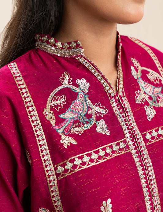 2 PIECE ETHNIC EMBROIDERED SUIT