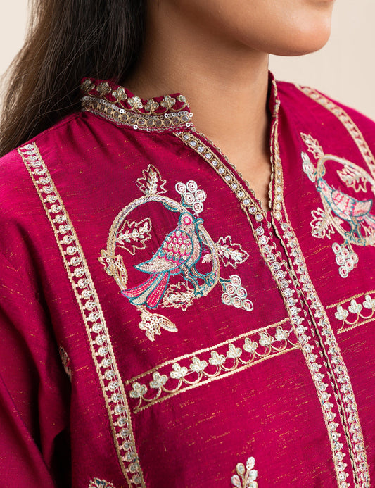2 PIECE ETHNIC EMBROIDERED SUIT