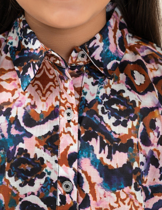 2 PIECE PRINTED SUIT