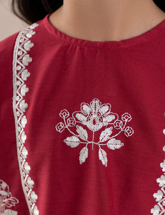 2 PIECE EMBROIDERED SUIT