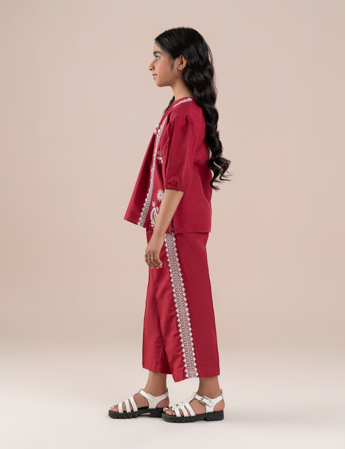 2 PIECE EMBROIDERED SUIT