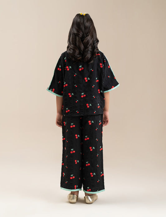 2 PIECE  CHERRY PRINTED SUIT