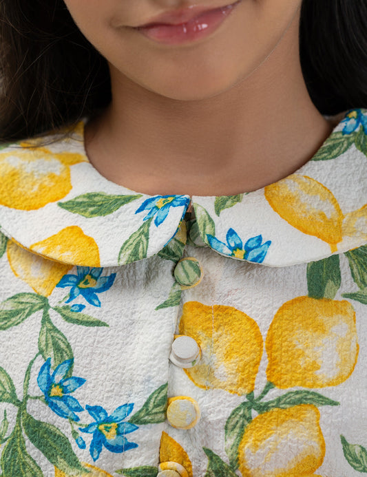 LEMON PRINTED TOP
