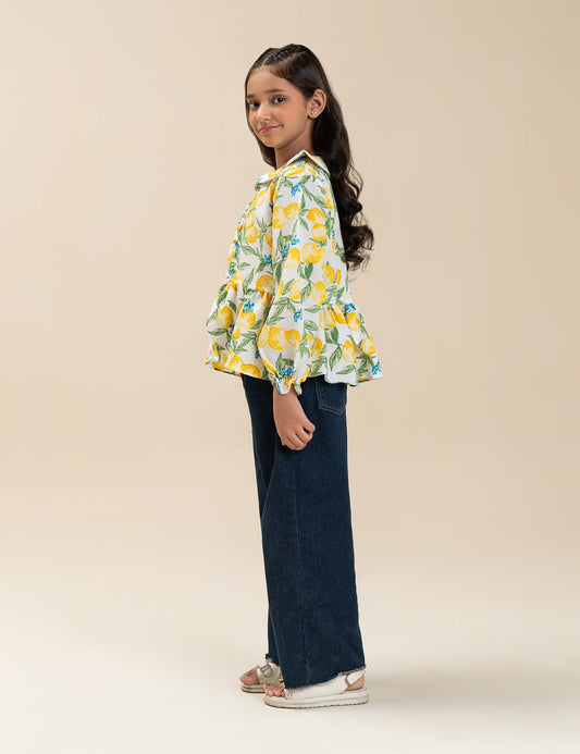 LEMON PRINTED TOP