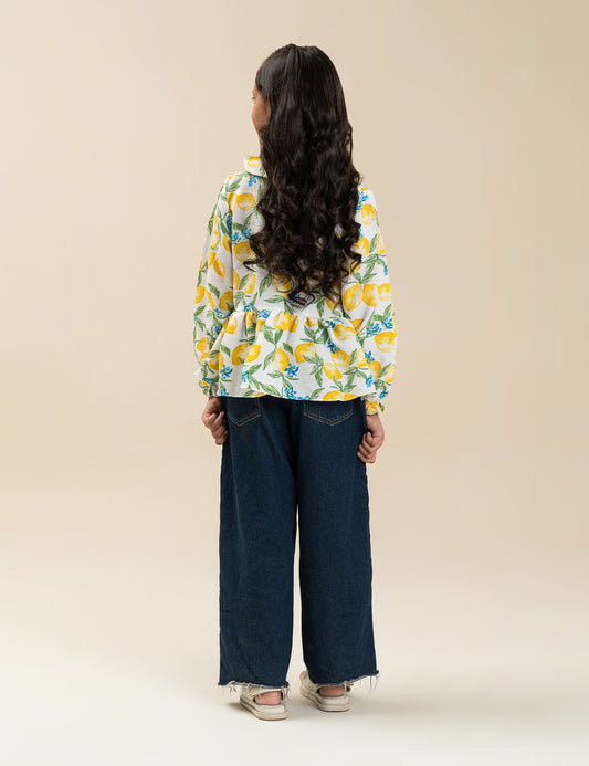 LEMON PRINTED TOP