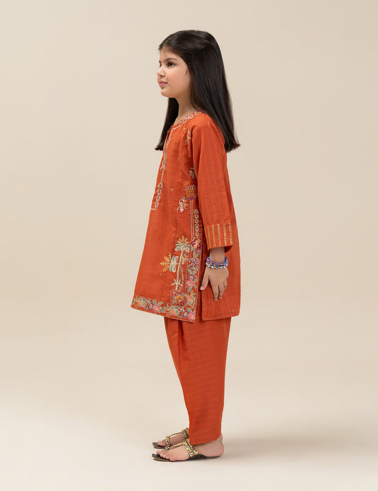 2 PIECE SEQUIN EMBROIDERED SUIT