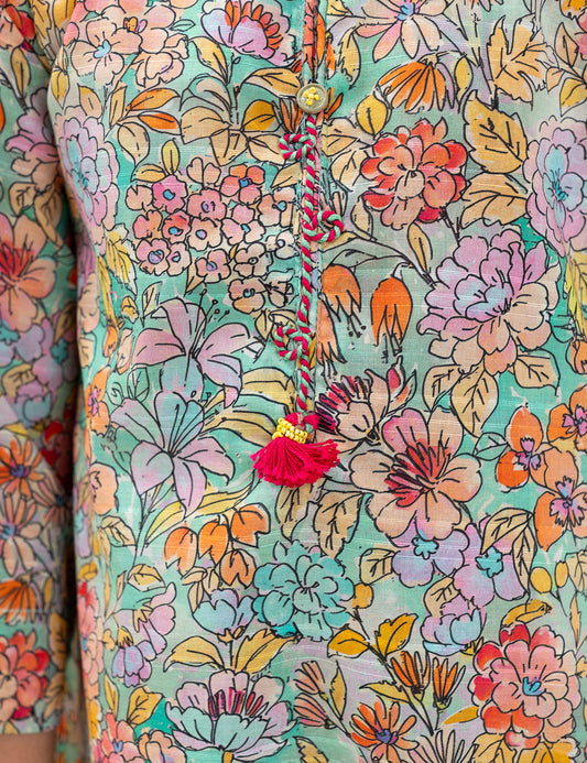 2 PIECE PRINTED SUIT