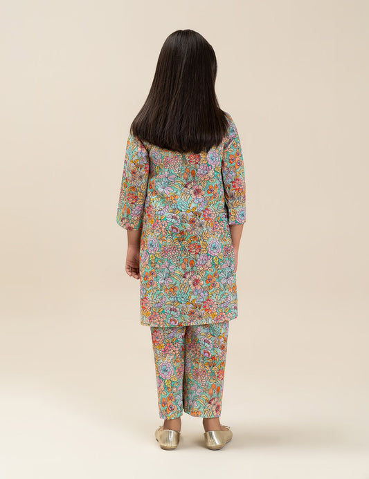 2 PIECE PRINTED SUIT