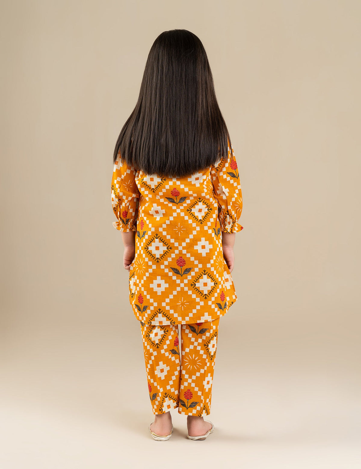 2 PIECE BLOCK PRINTED SUIT