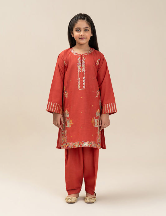 2 PIECE SEQUIN EMBROIDERED SUIT