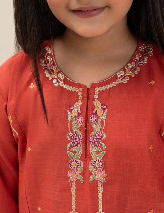 2 PIECE SEQUIN EMBROIDERED SUIT