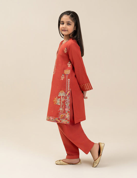 2 PIECE SEQUIN EMBROIDERED SUIT