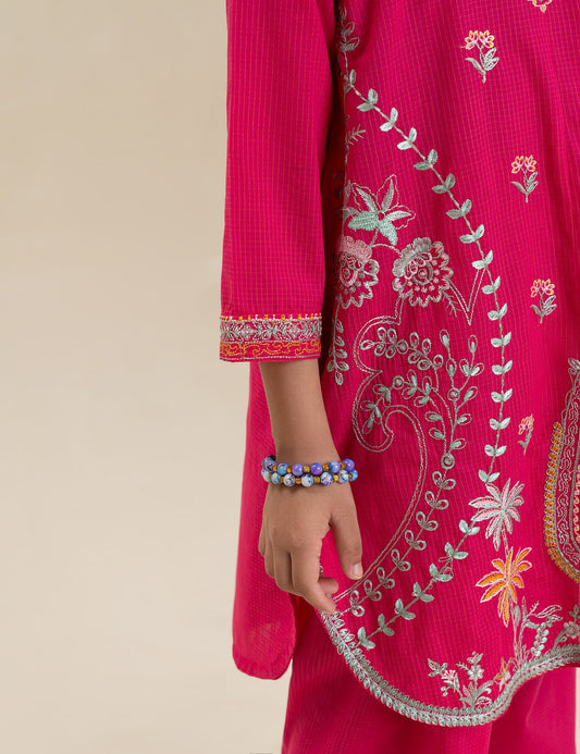 2 PIECE STYLISH EMBROIDERED SUIT