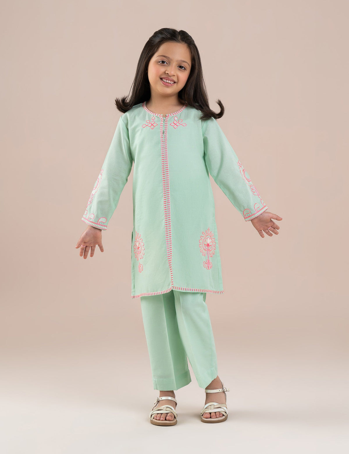 2 PIECE EMBROIDERED SUIT
