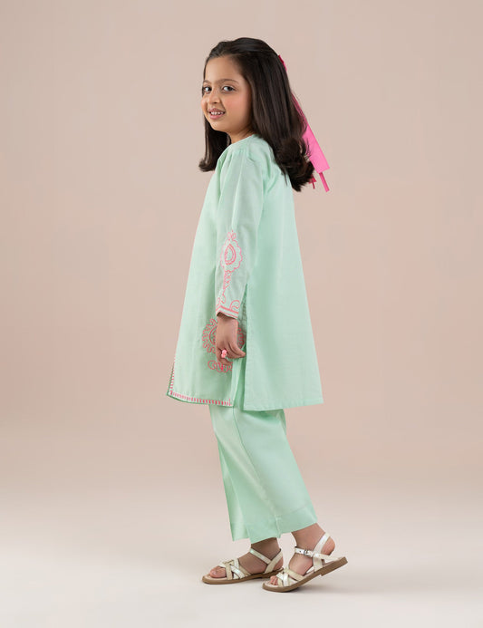 2 PIECE EMBROIDERED SUIT