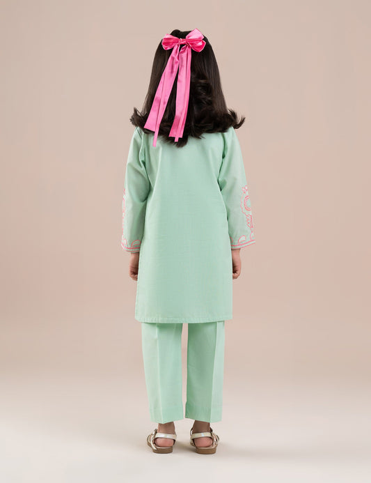 2 PIECE EMBROIDERED SUIT