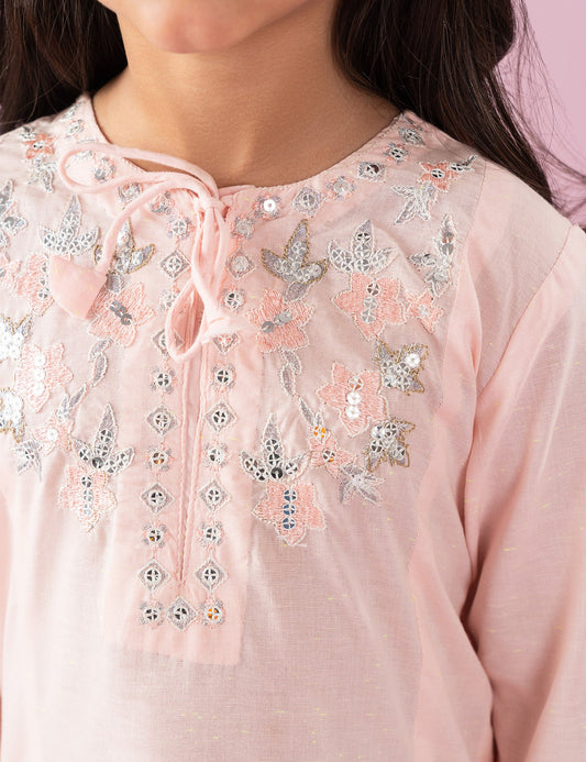 2 PIECE SEQUIN EMBROIDERED SUIT