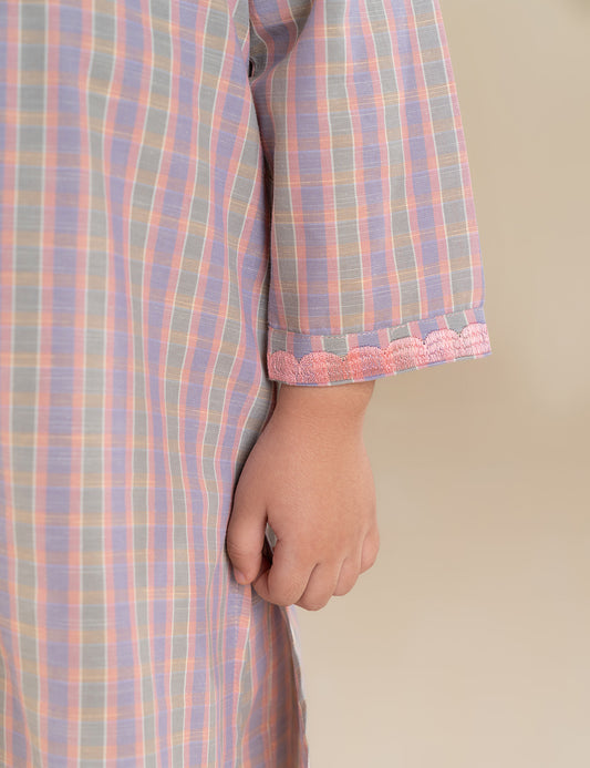 2 PIECE POCKETS EMBROIDERED SUIT