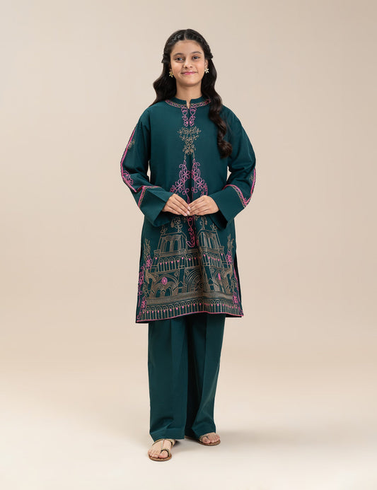 2 PIECE ETHNIC EMBROIDERED SUIT