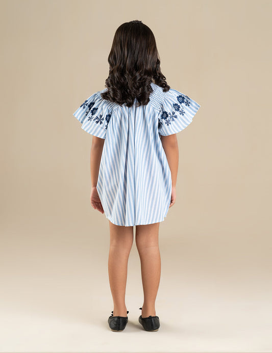 FLORAL EMBROIDERED DRESS