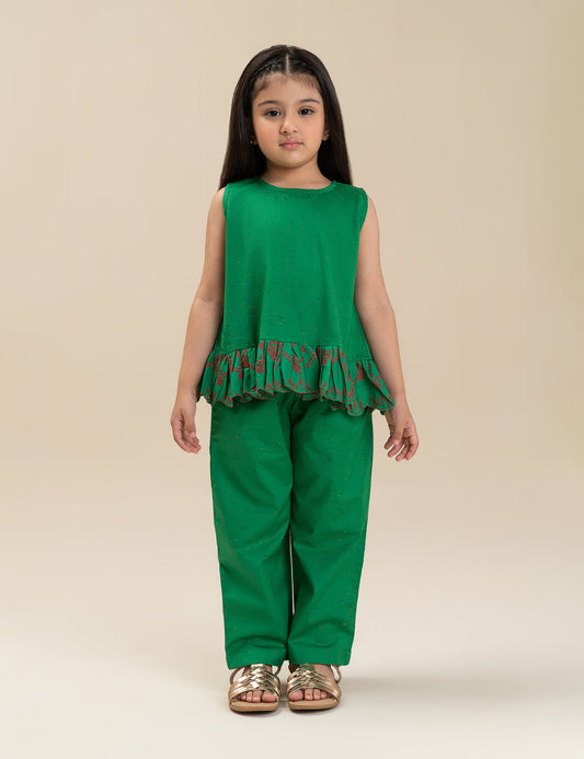 2 PIECE EMERALD SUIT
