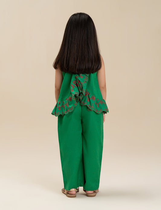 2 PIECE EMERALD SUIT