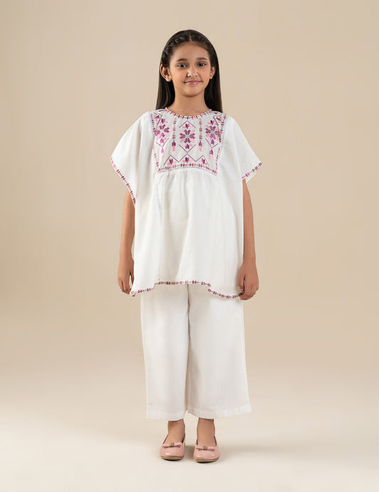 2 PIECE EMBROIDERED SUIT