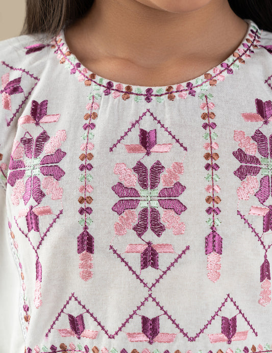 2 PIECE EMBROIDERED SUIT