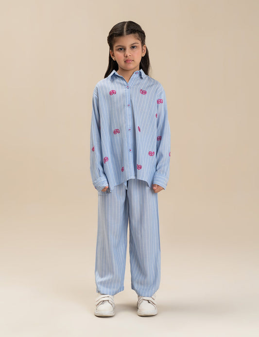 2 PIECE EMBROIDERED SUIT