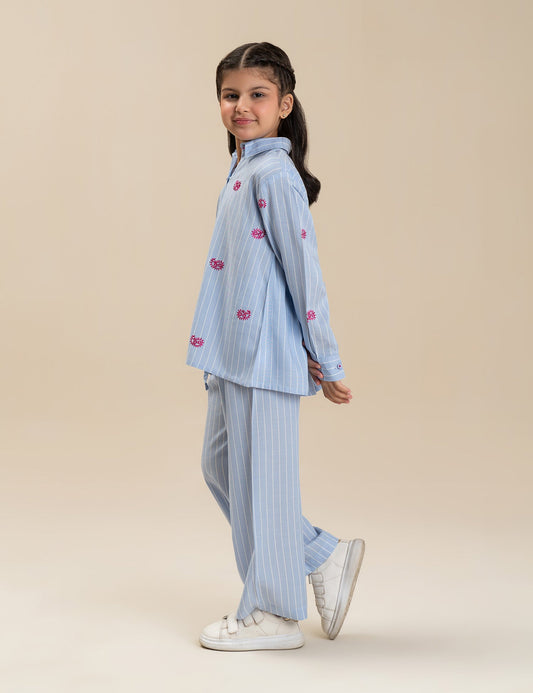 2 PIECE EMBROIDERED SUIT