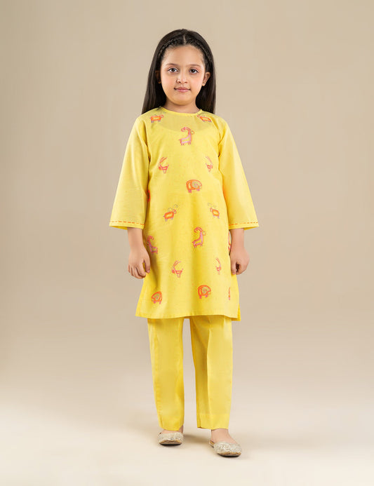 2 PIECE TILLA EMBROIDERED SUIT
