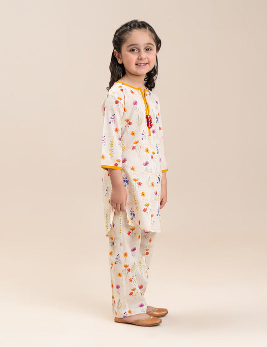 2 PIECE FLORAL PRINTED SUIT