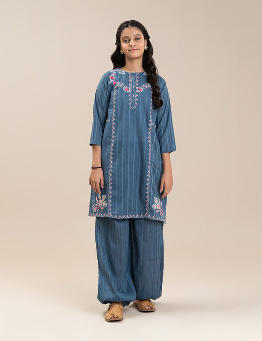 2 PIECE ETHNIC EMBROIDERED SUIT