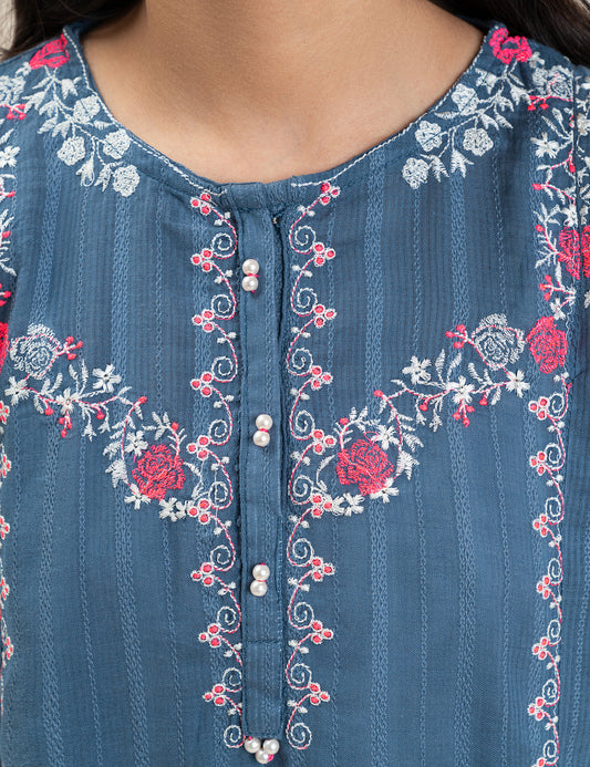 2 PIECE ETHNIC EMBROIDERED SUIT