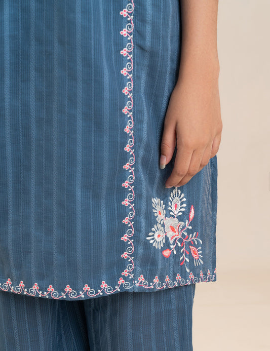 2 PIECE ETHNIC EMBROIDERED SUIT