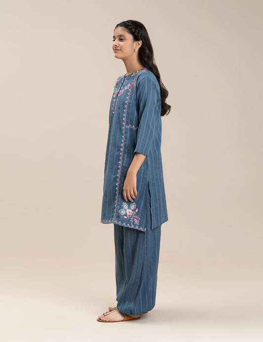 2 PIECE ETHNIC EMBROIDERED SUIT