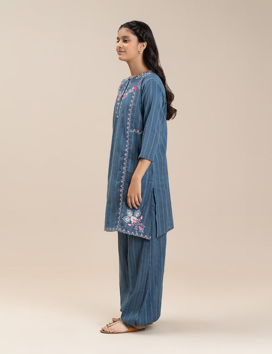 2 PIECE ETHNIC EMBROIDERED SUIT