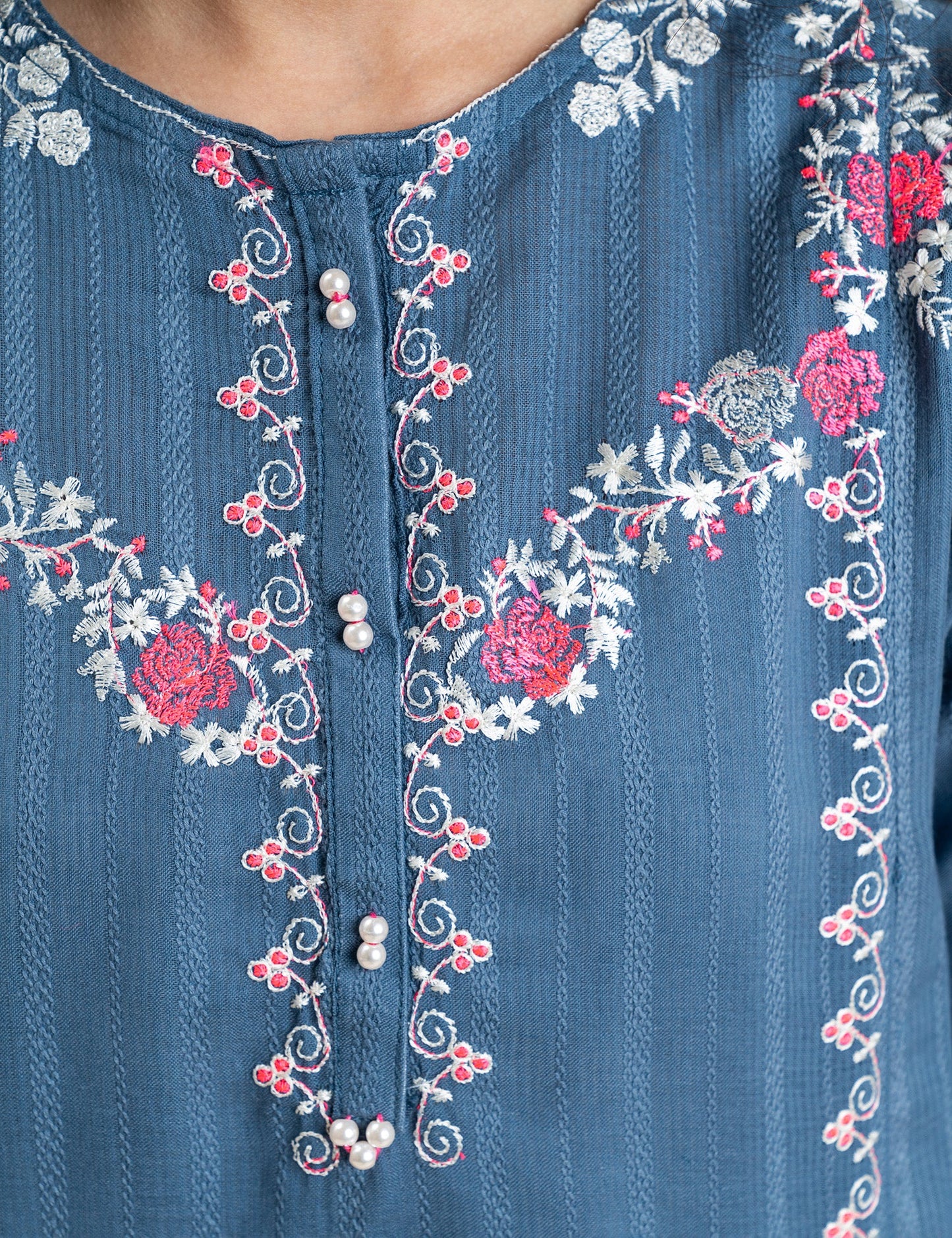 2 PIECE ETHNIC EMBROIDERED SUIT
