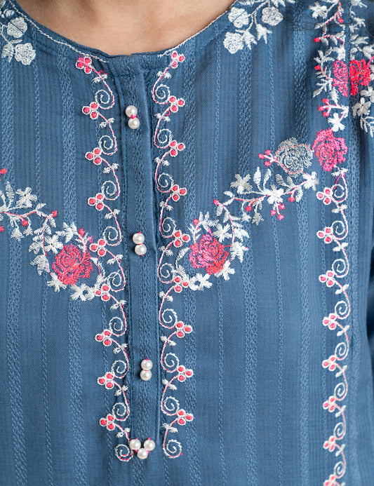 2 PIECE ETHNIC EMBROIDERED SUIT