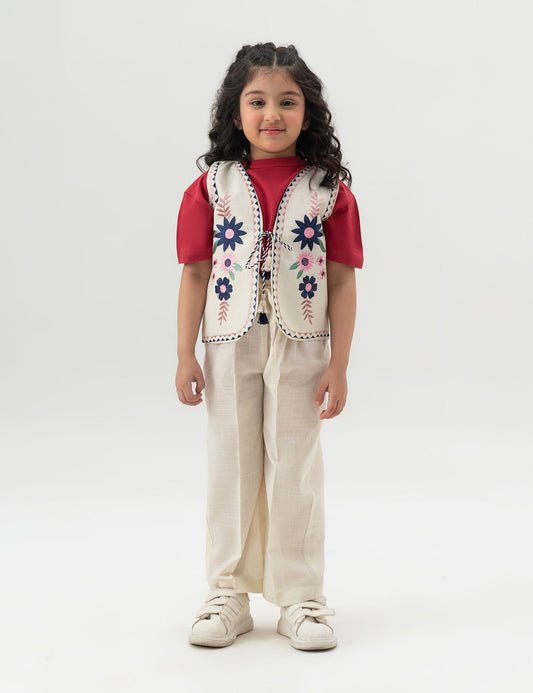 2 PIECE EMBROIDERED SUIT