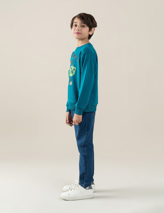 MINECRAFT GRAPHIC SWEATSHIRT