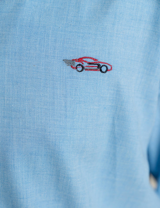 BUTTON DOWN PRINTED SHIRT