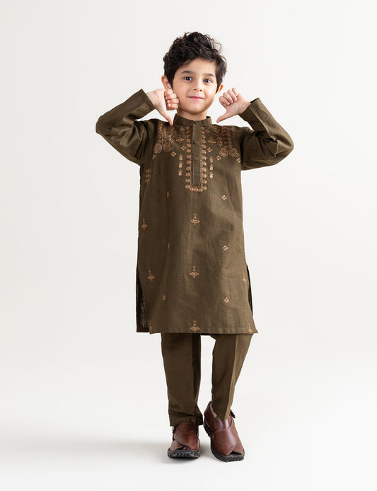 2 PIECE EMBROIDERED SUIT