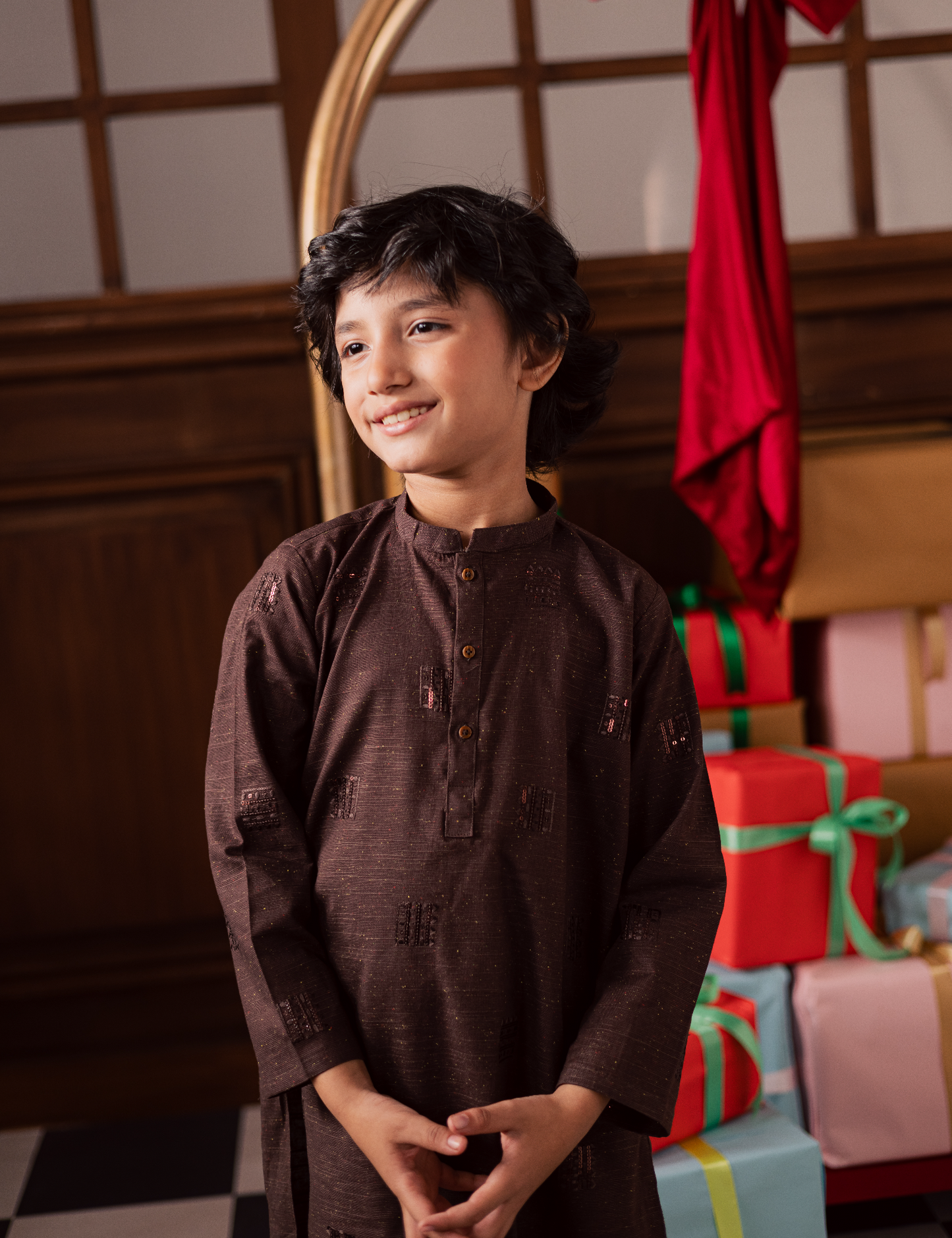 2 PIECE EMBROIDERED SUIT