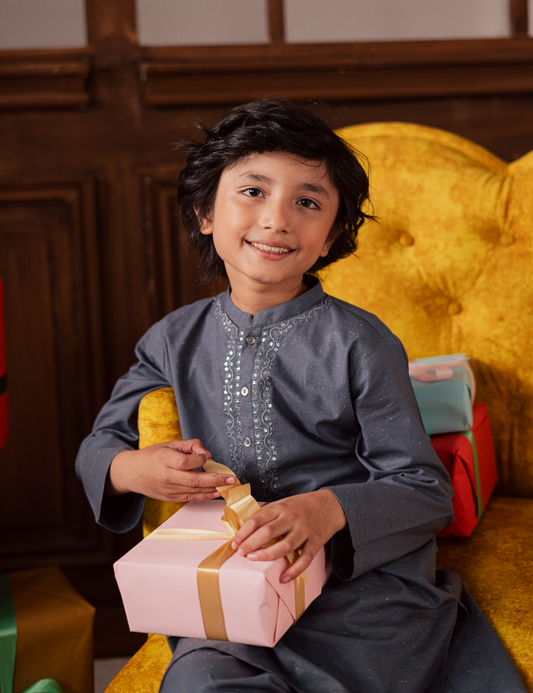 2 PIECE EMBROIDERED SUIT