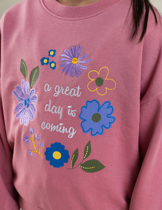 2 PIECE FLORAL PRINTED SUIT