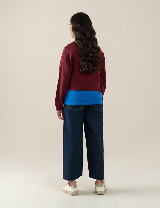 LOVE WHAT YOU CARE FOR PRINTED SWEATSHIRT