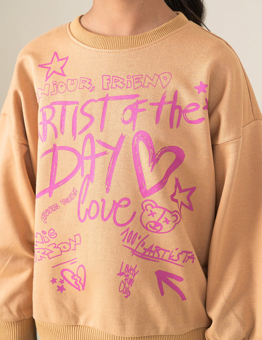 ARTIST OF THE DAY PRINTED SWEATSHIRT